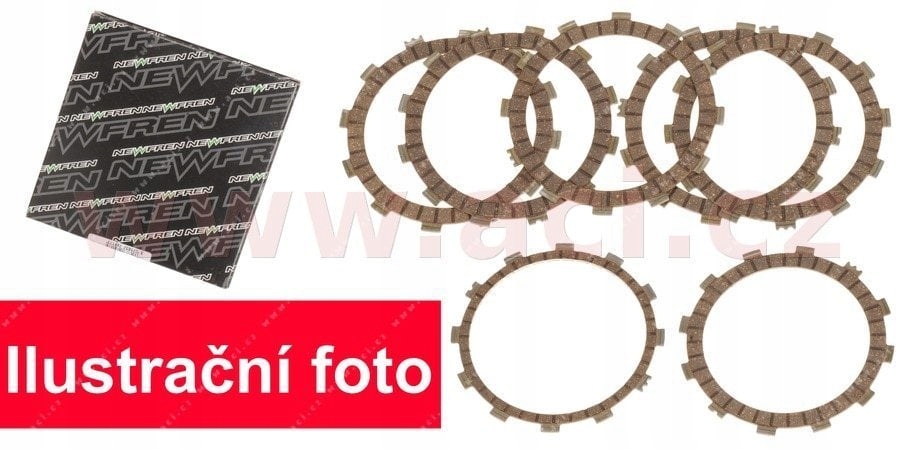 sada spojkových lamiel (standard zmes) Newfren (7 ks) F1991A