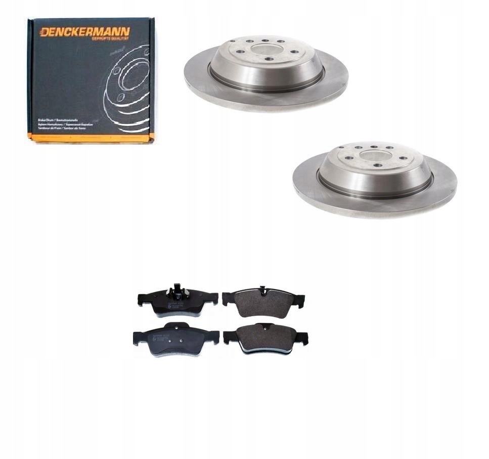 Kotouče Mercedes ML W164 W251 V251 Zadní 330 mm Plný Sada.