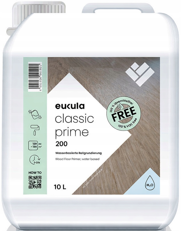 Eukula Classic Prime 200 10L podkladový lak na parkety
