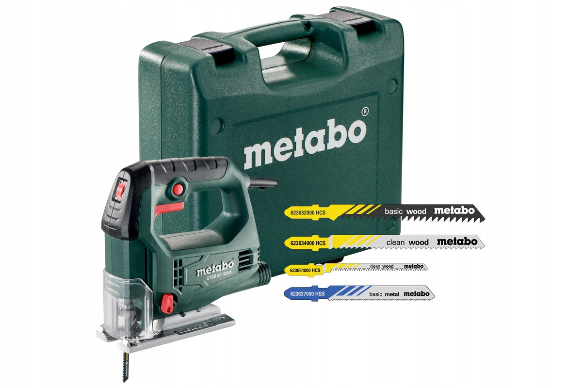 Přímočará pila Metabo Steb 65 Quick Set 450 W 65 mm 18 mm kufr pilové listy