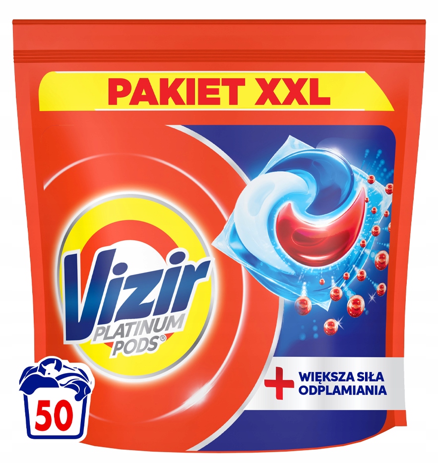 

Vizir Platinum Pods Kapsułki do prania 50 szt