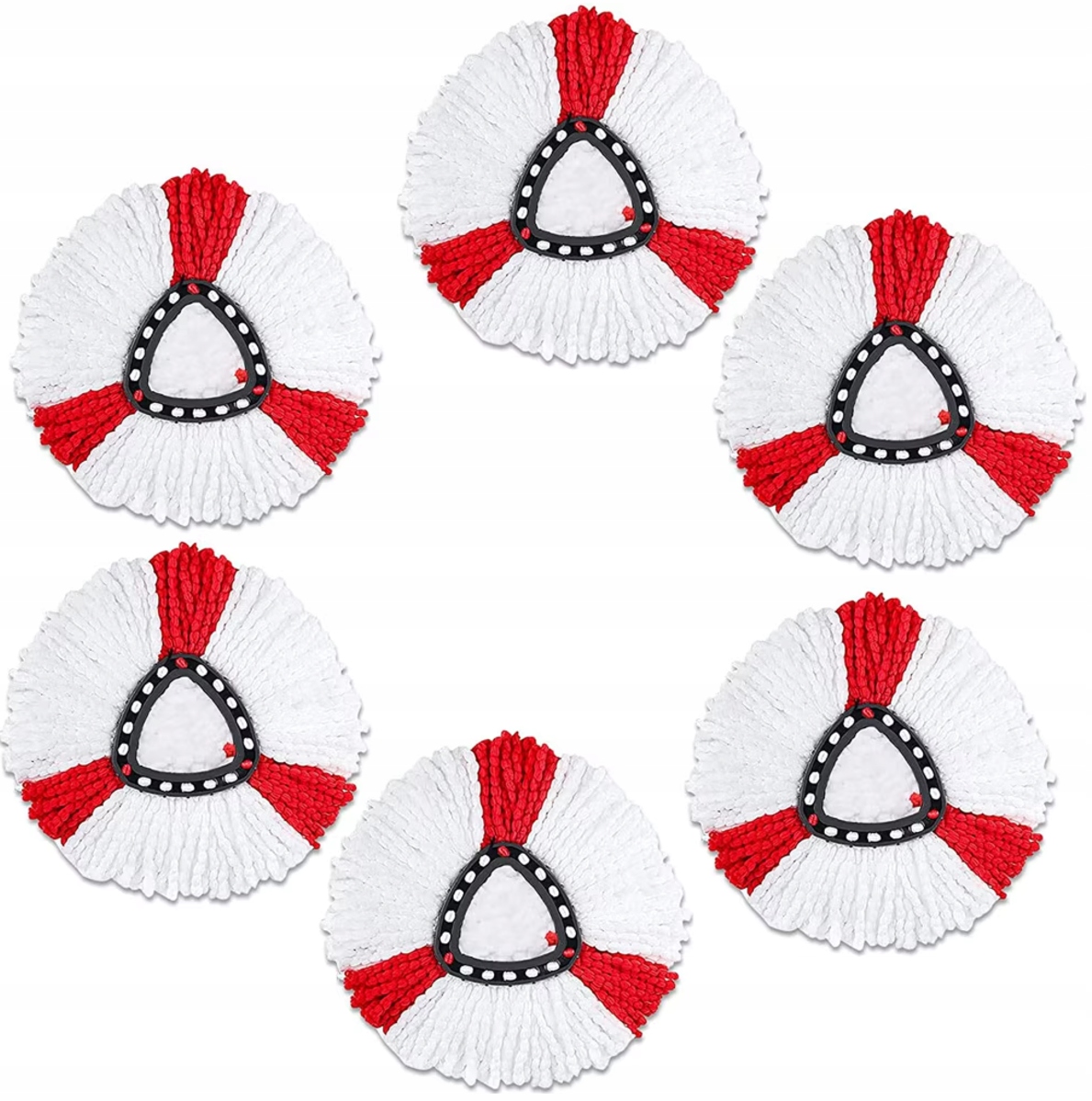 Levně 7 X Vložka Do Mopu Vileda Easy Wring Clean Turbo Rotační Ultra Absorpční