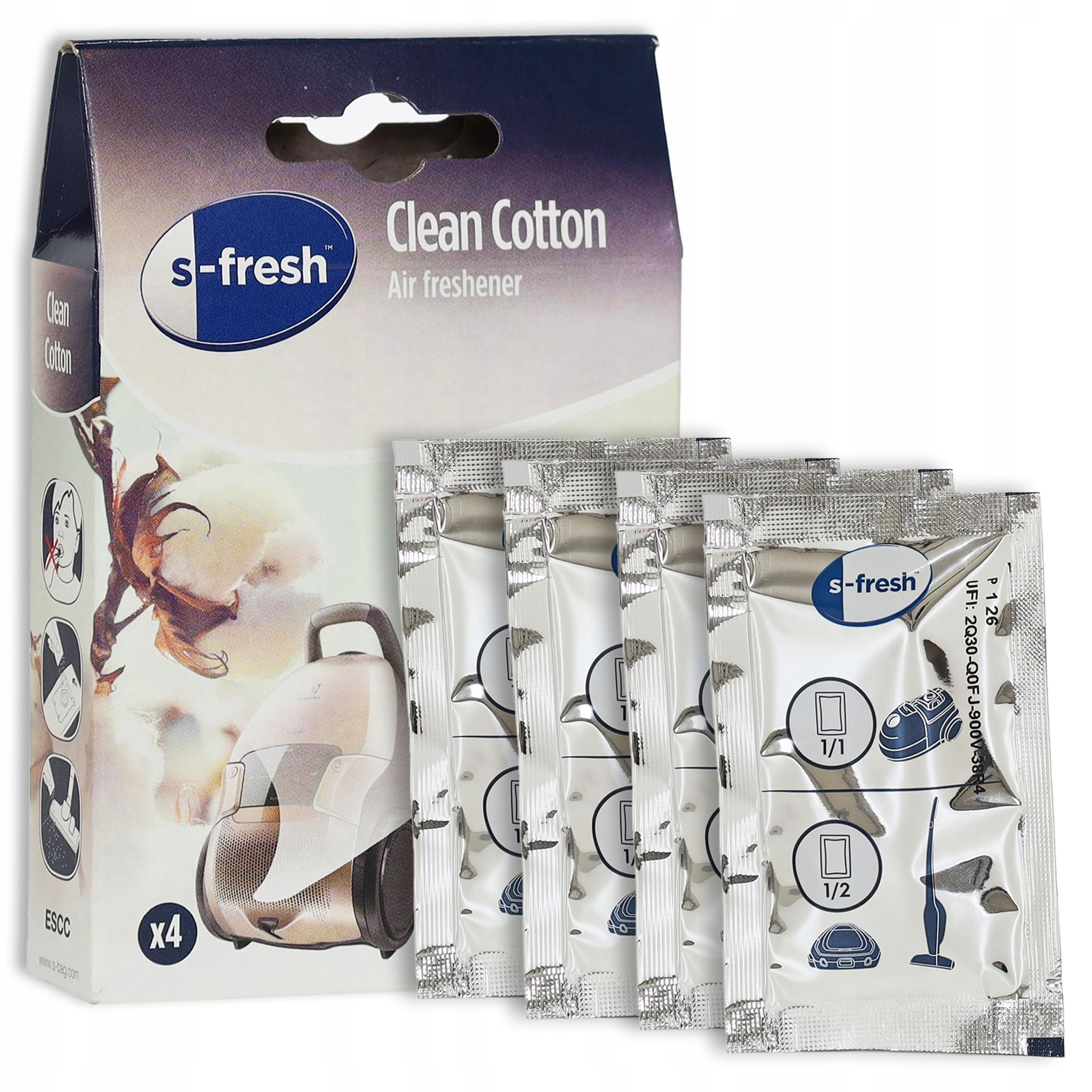 Zapach bawełna do odkurzacza Electrolux 4szt.