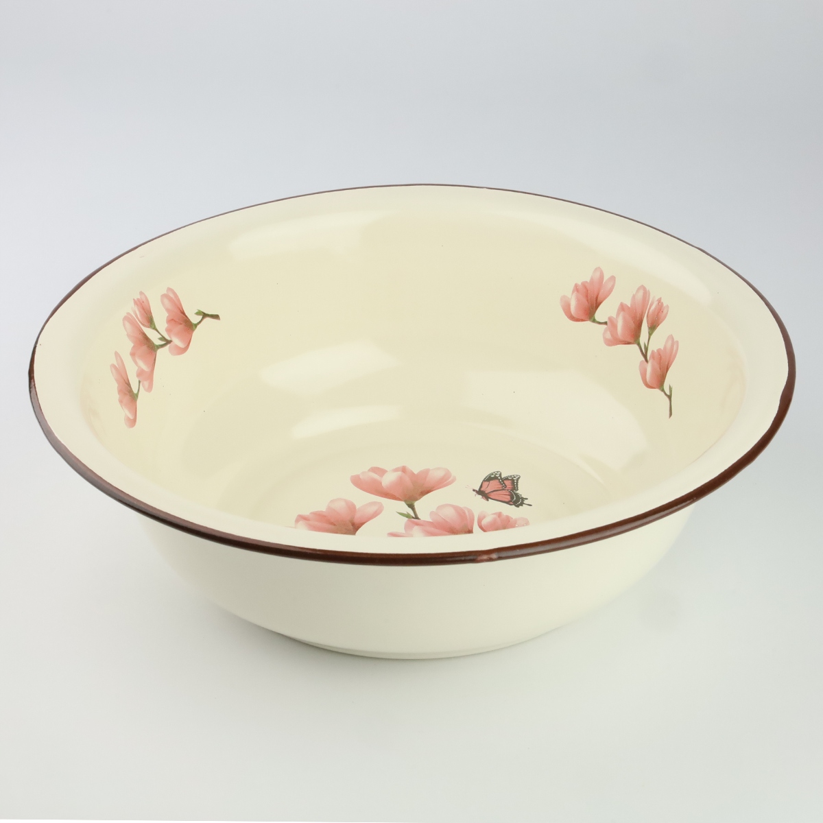 Miska emaliowana Magnolia 30cm Pojemność 5 ml