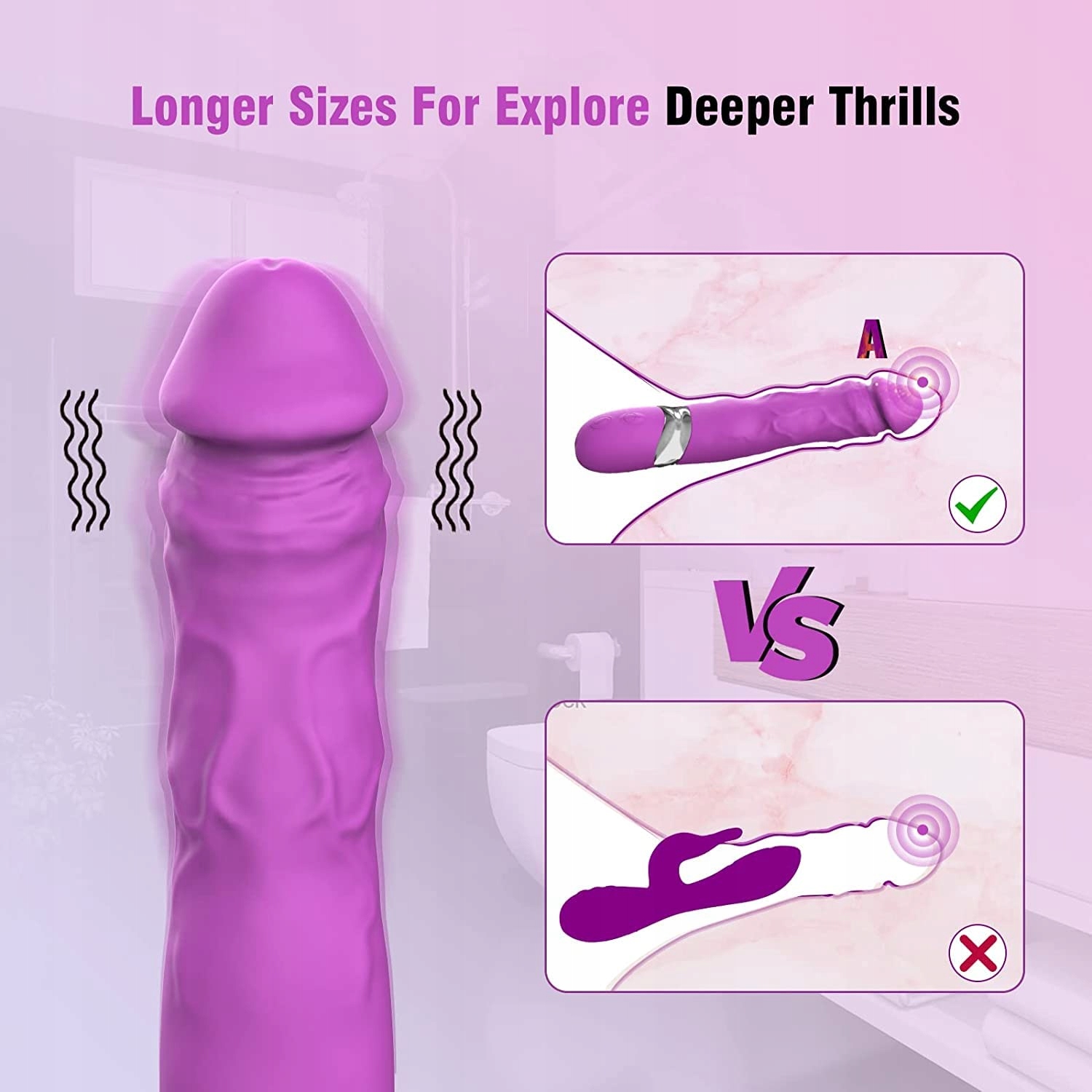 FIDECH Realistyczny Wibrator Dildo Silikonowy Z 7 Trybami Dla Kobiet i Par — miniatura 4