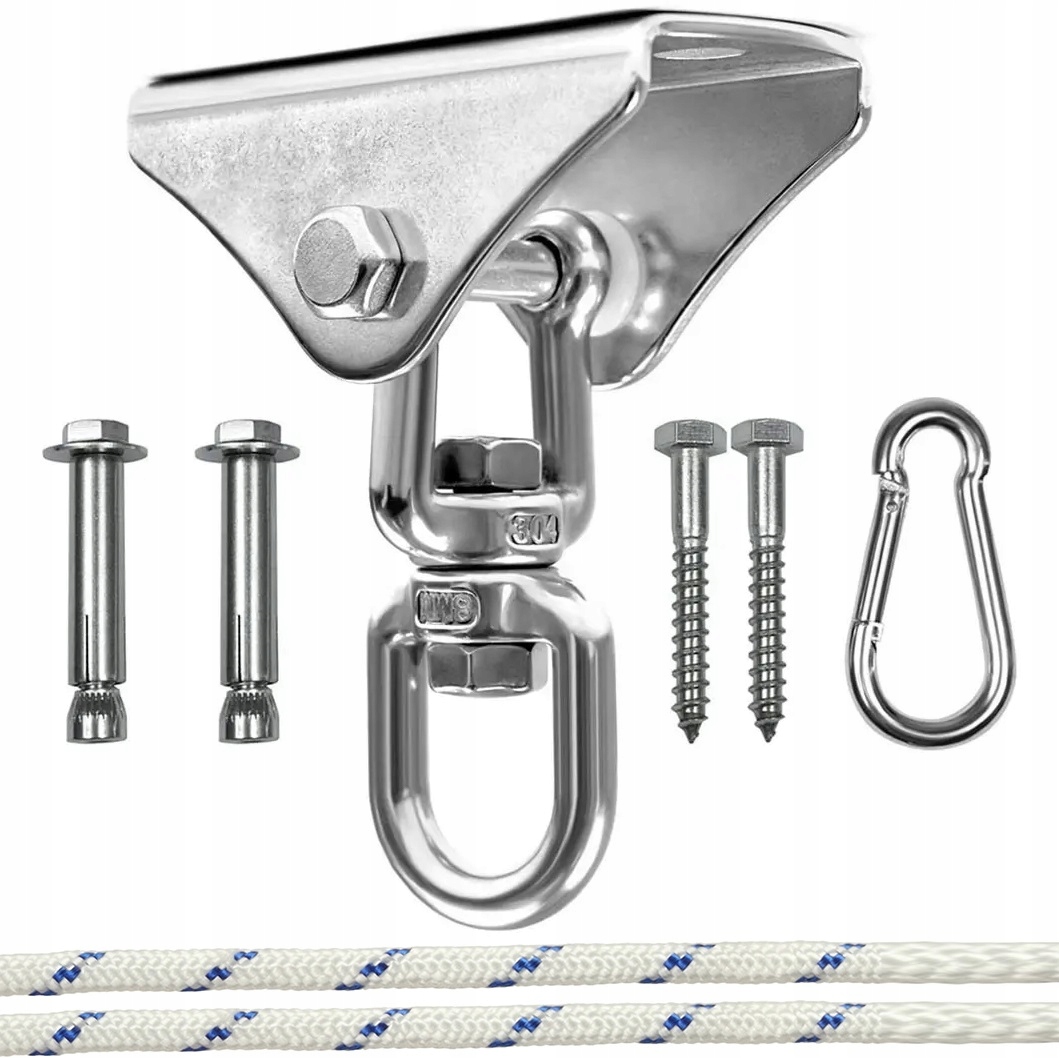 Solidny Uchwyt Fotela Wiszącego Mocowanie Sufitowe Huśtawki Worka + Linka EAN (GTIN) 5906090201110