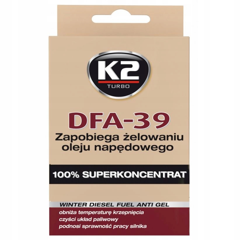 

Dodatek do oleju napędowego K2 DFA-39 50 ml