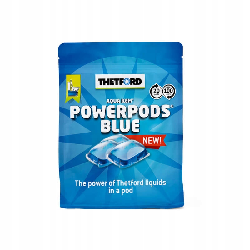 KAPSUŁKI DO TOALETY KAMPER POWERPODS BLUE THETFORD Stan opakowania oryginalne