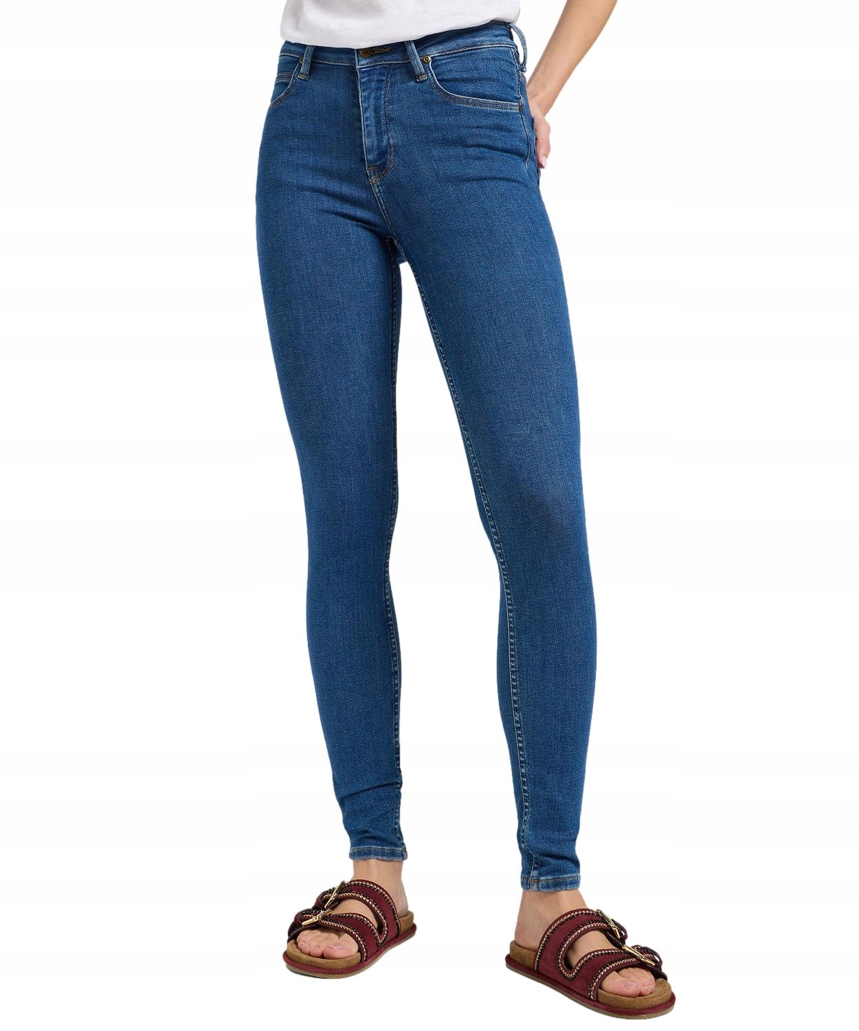 Džíny Lee Scarlett High 112363594 Clean Riley W 27 L 33
