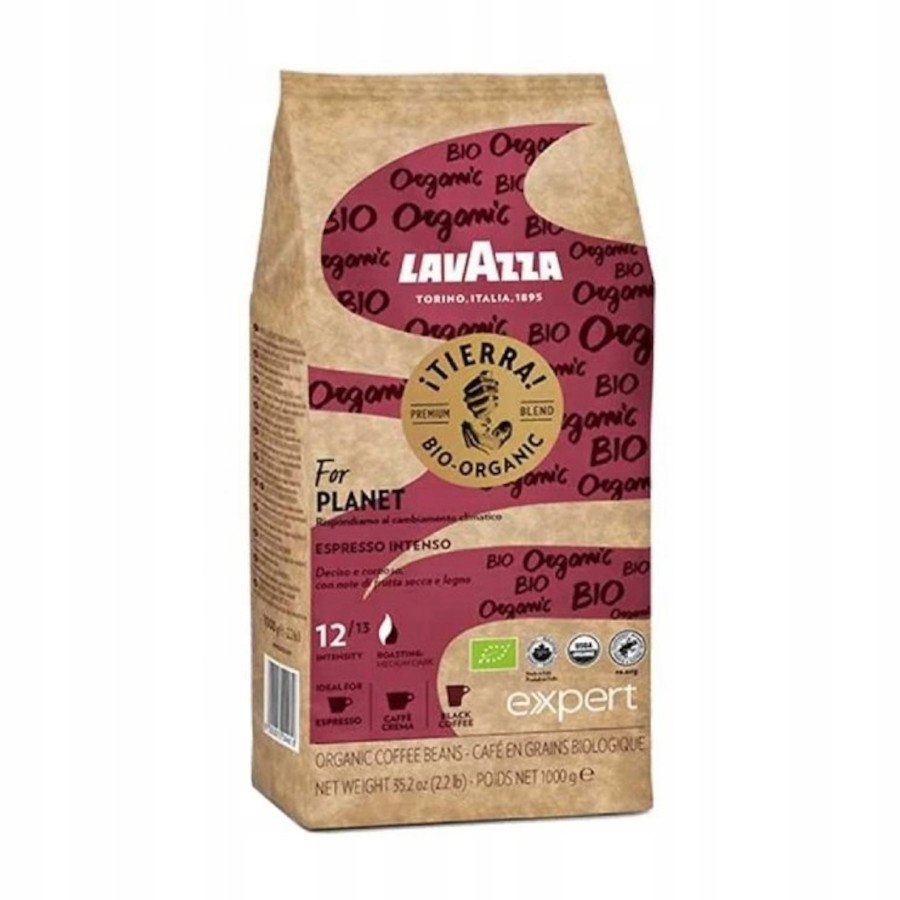 Kawa ziarnista mieszana Lavazza Tierra Expert Bio-Organic 1000 g