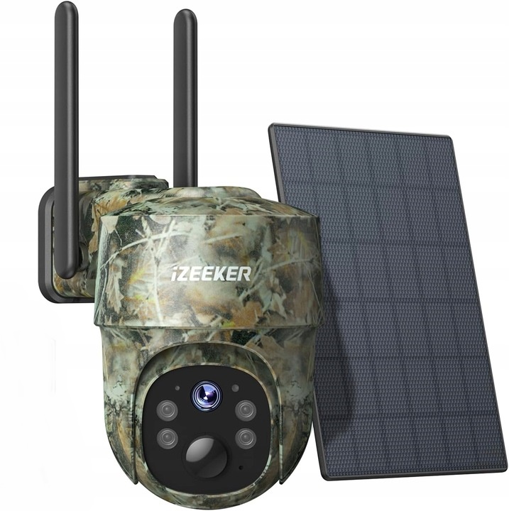 Kamera solarna Izeeker iG500 fotopułapka 4G Lte karta Sd widok 360° Hd 6641