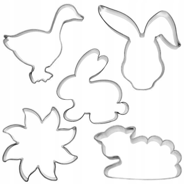 

Foremka baranek królik gąska zestaw wielkanocny