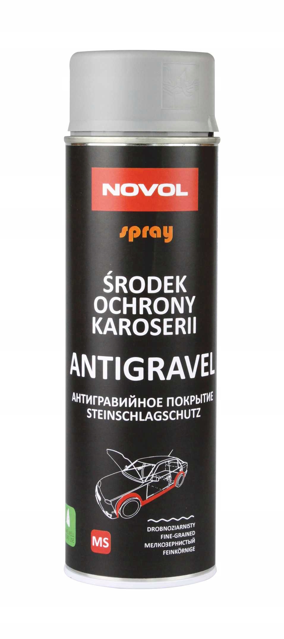 NOVOL ANTIGRAVEL BARANEK SPRAY 6szt 500ML SZARY