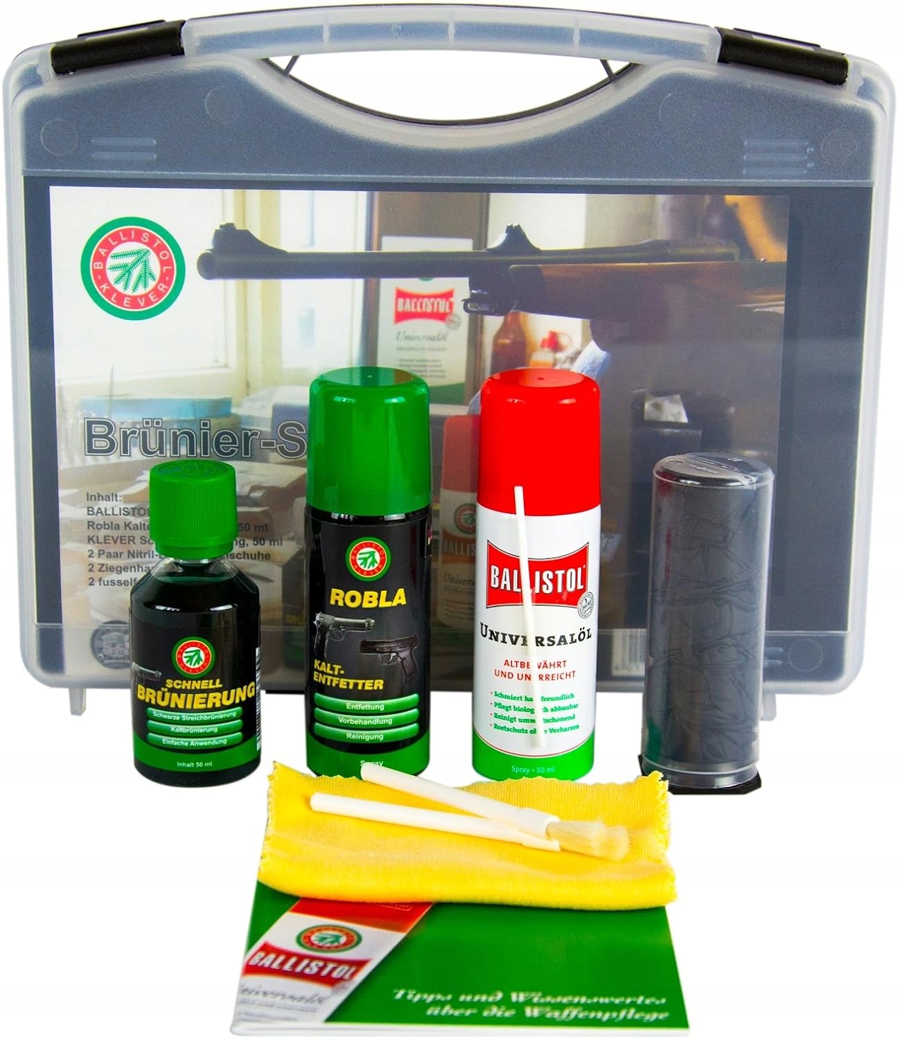 Sada Na Čištění Zbraní Oxida Sprej Odmašťovač Ballistol Quick