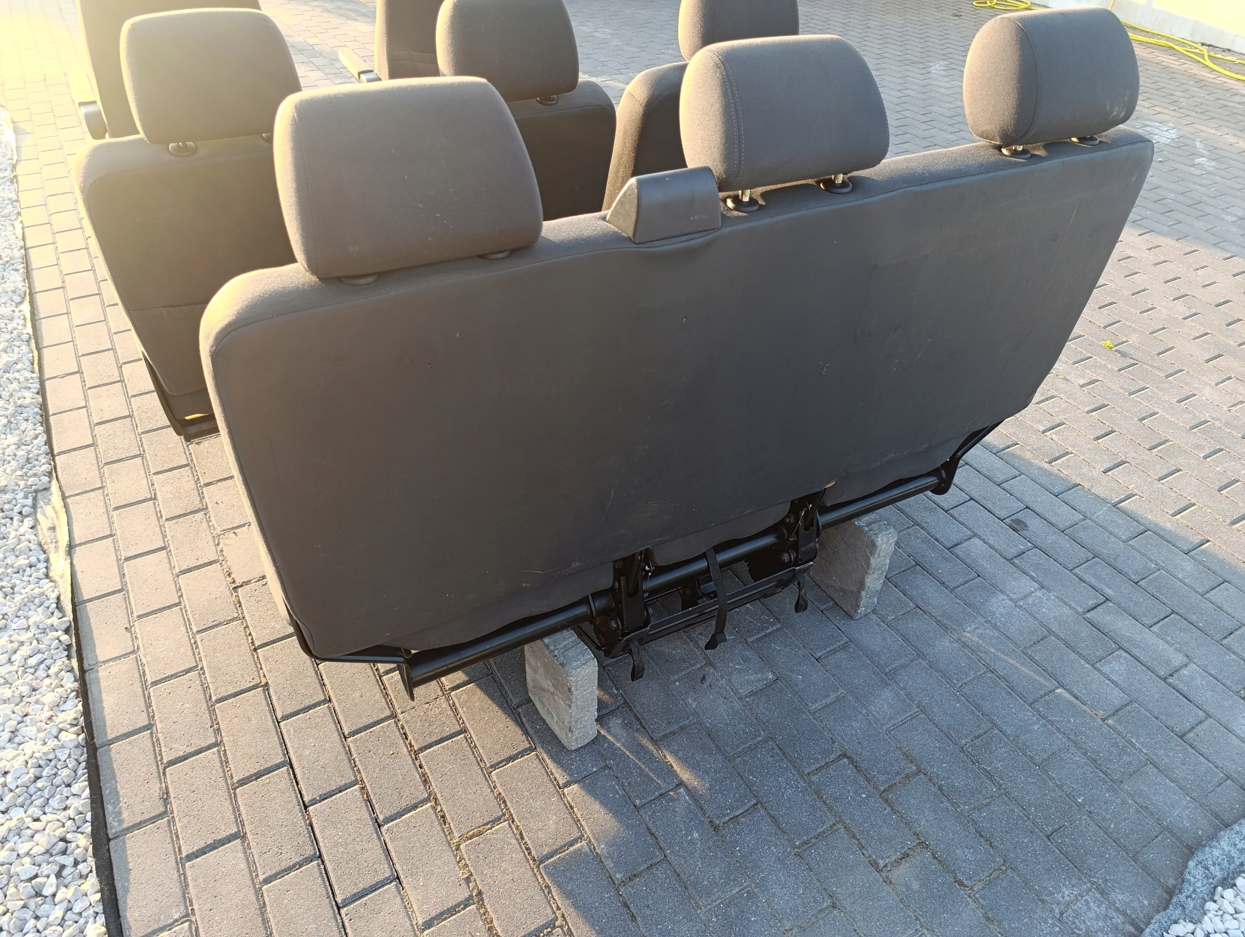 VW T5 T6 KOMPLET Sitze schwarze/ANTRACYT