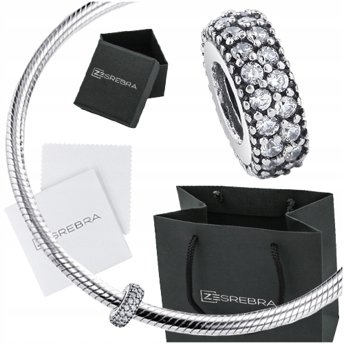 

Charms koralik zawieszka Kwiatki Stoper srebro 925