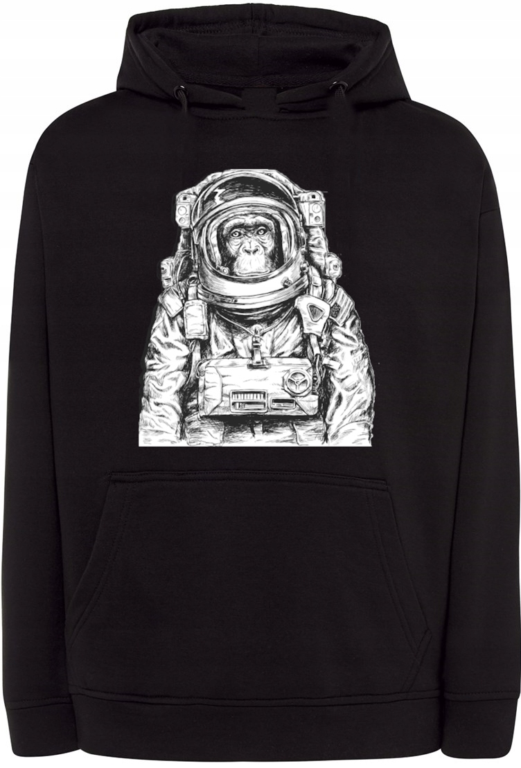 Mikina s pěkným potiskem Opice astronauta r.XXL