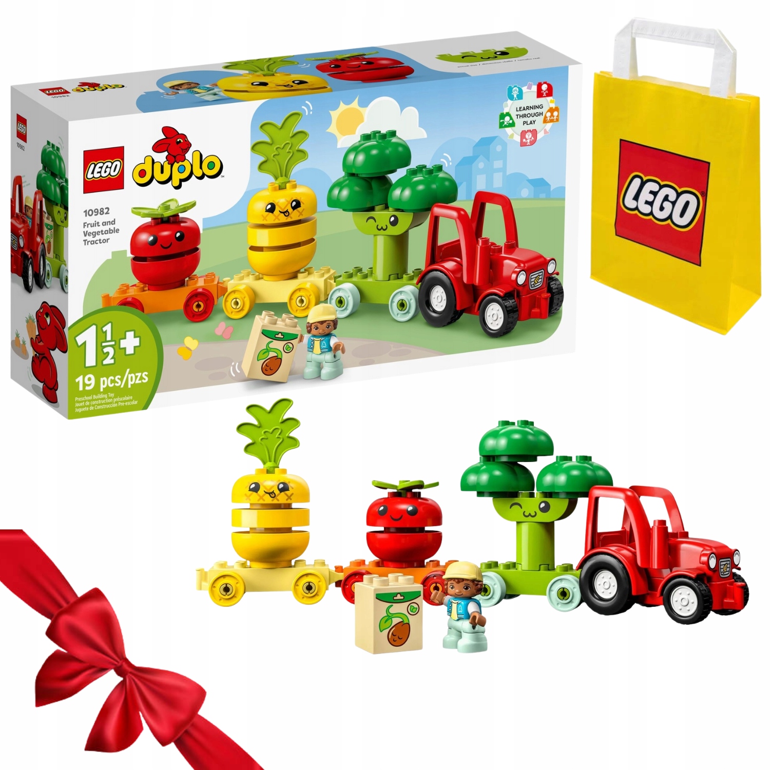 Zestaw Klocków Lego Duplo Traktor Z Warzywami I Owocami 10982
