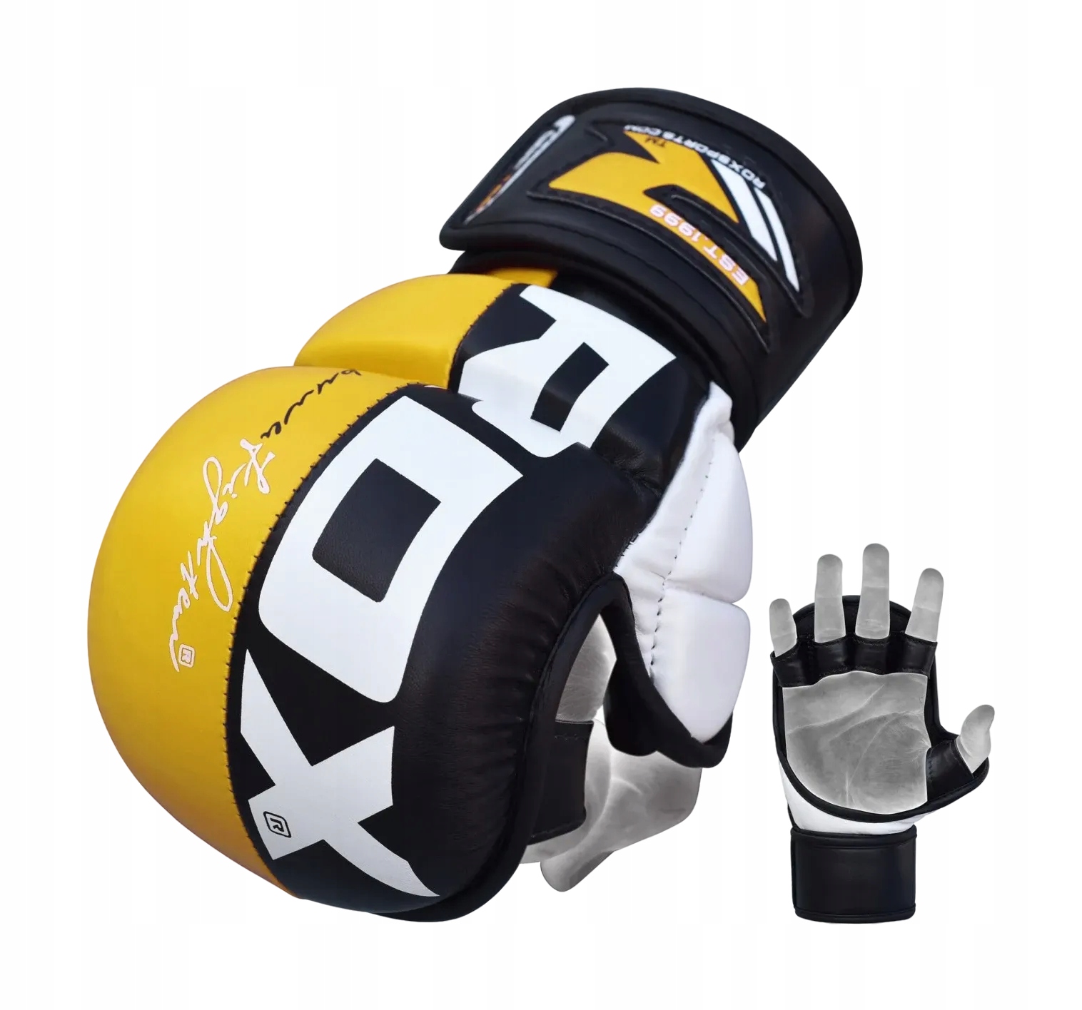 Sparingové Rukavice Mma Rdx T6 Rdx Žluté