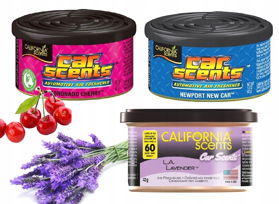 

California Car Scents Zapach Cherry New Lavender