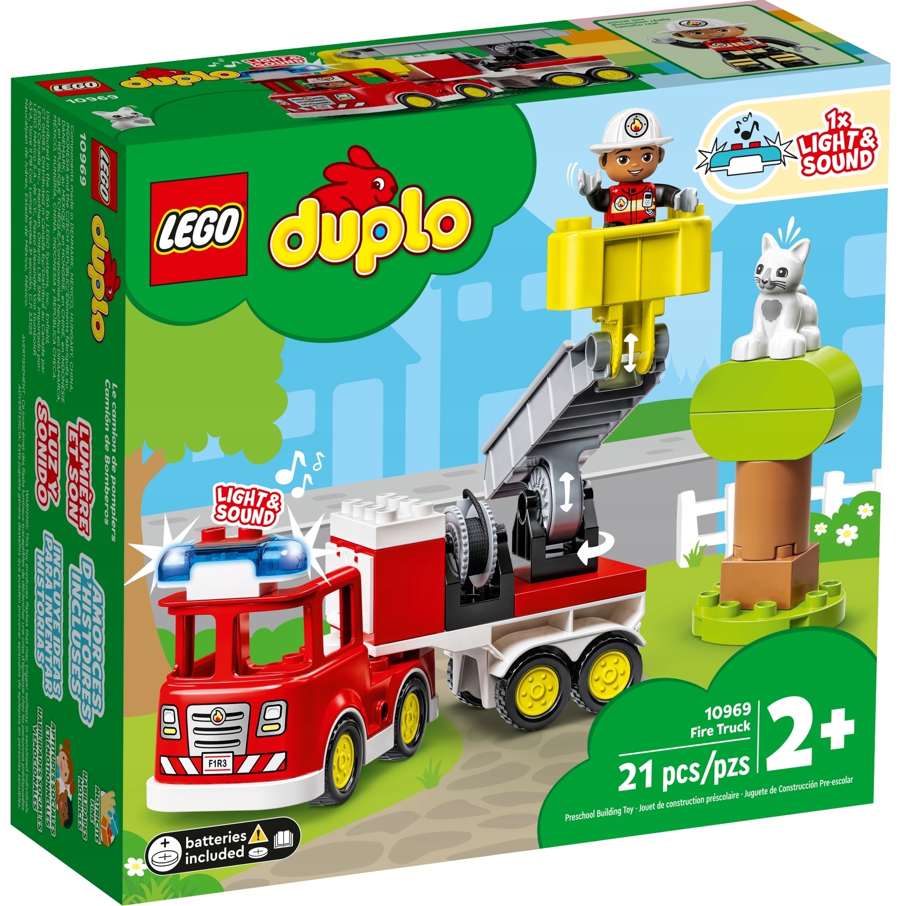 

Lego Duplo Klocki Woz Strażacki Straż Auto 10969