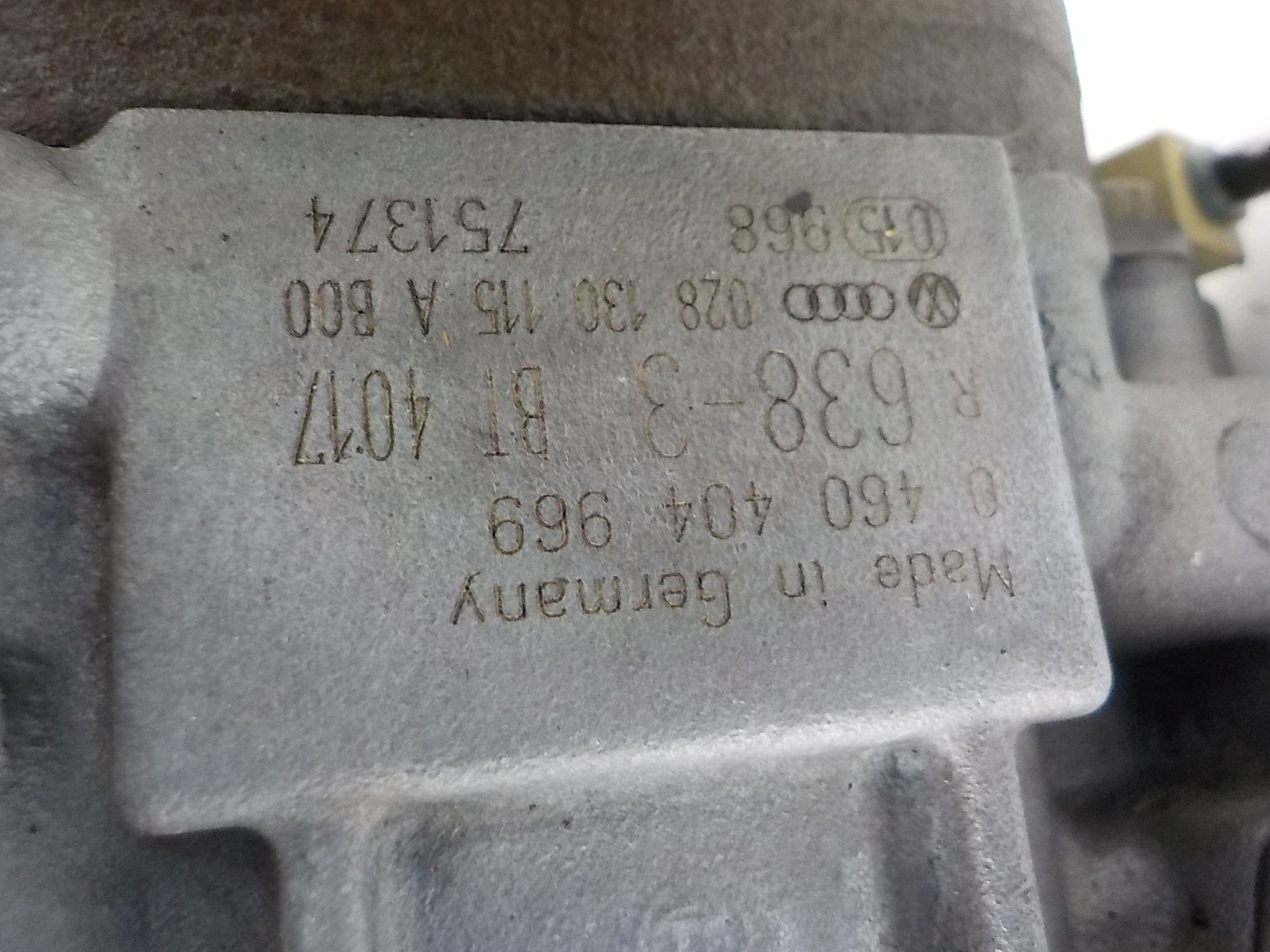 VW PASSAT B5 1.9 TDI SEAT LEON and injection pump