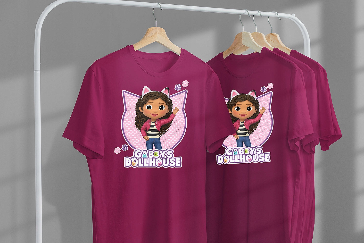 T-SHIRT KOSZULKA DLA DZIECKA KOCI DOMEK GABI 116 SUPER JAKOŚĆ Rozmiar XS