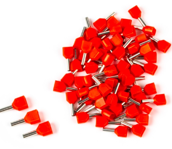 

Tulejka Kablowa Izolowana Podwójna 2x1mm 25 szt.