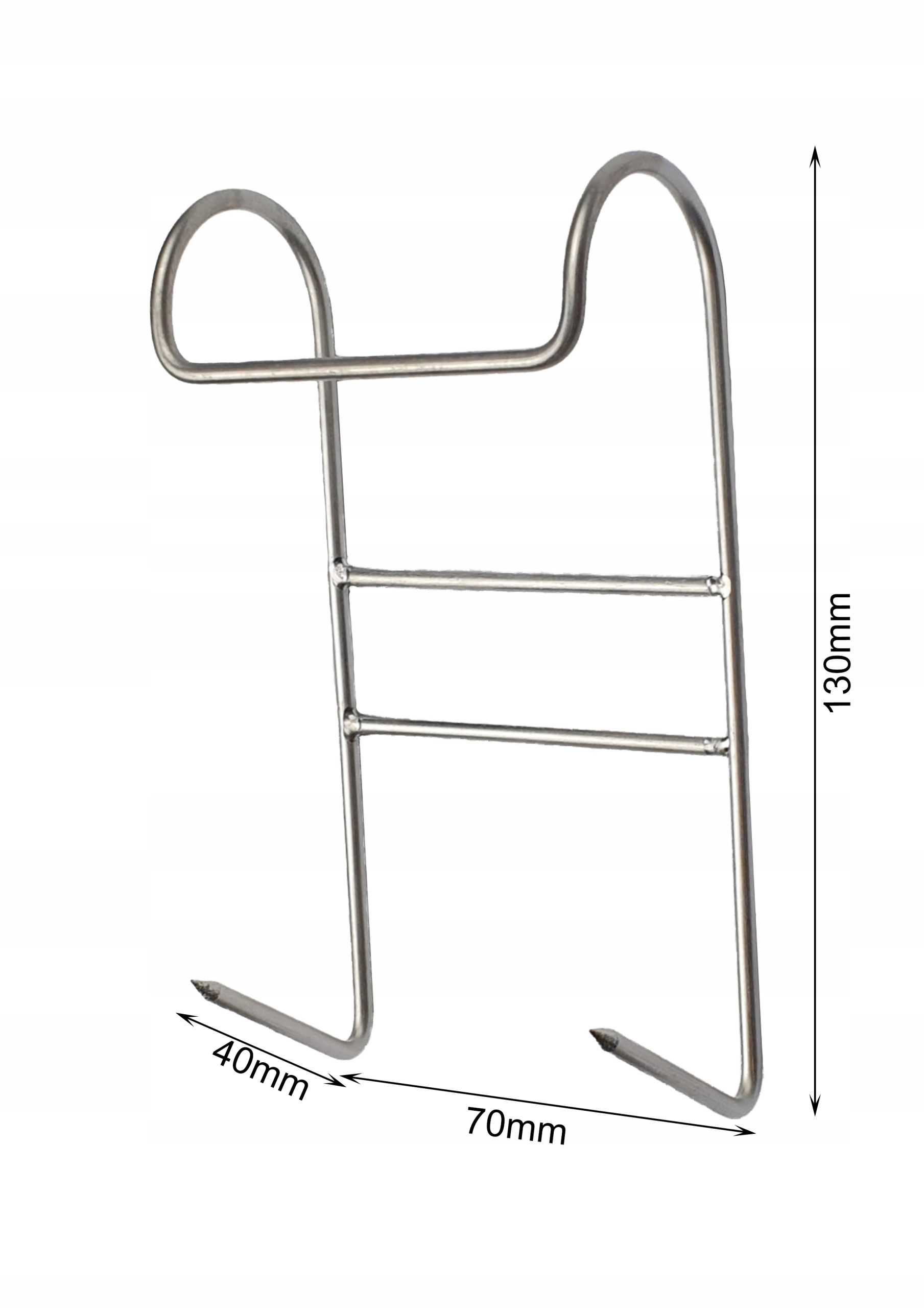 B-302 hak wędzarniczy do wędzenia boczku słoniny filetów żeberek haki INOX Producent J.A. Stallux