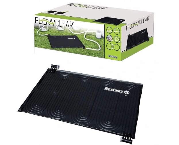 MATA SOLARNA GRZEWCZA DO BASENU W ZESTAWIE ZŁĄCZKI ENERIA SŁONECZNA PANEL