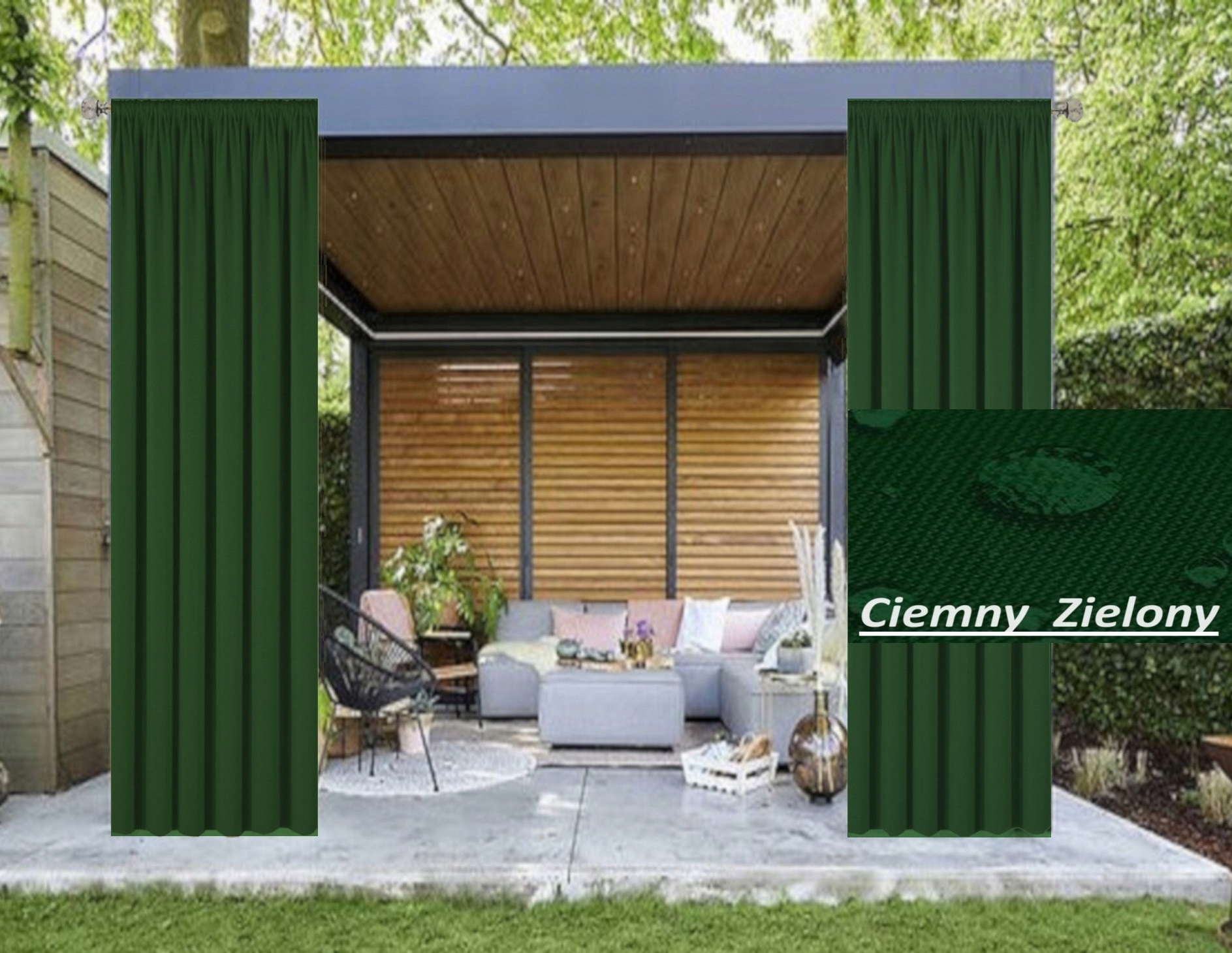 ZASŁONY TARASOWE 155 X 230 CM OGRODOWE ALTANA Długość 230 m