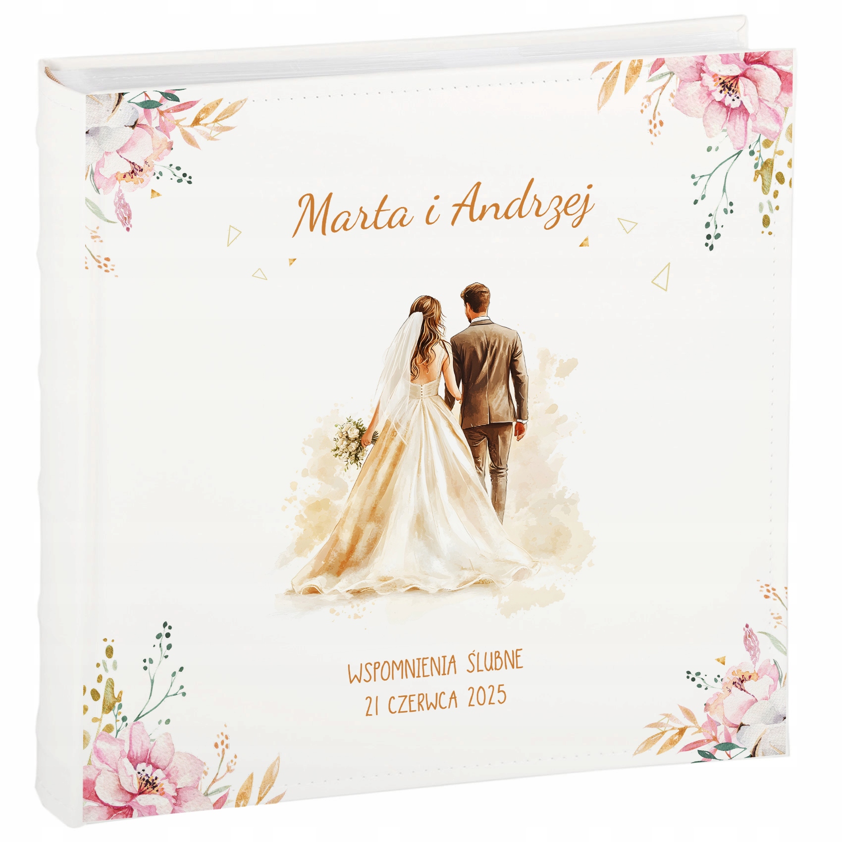 Velké svatební zasouvací fotoalbum 500 fotografií 10x15 Svatební potisk pro pár