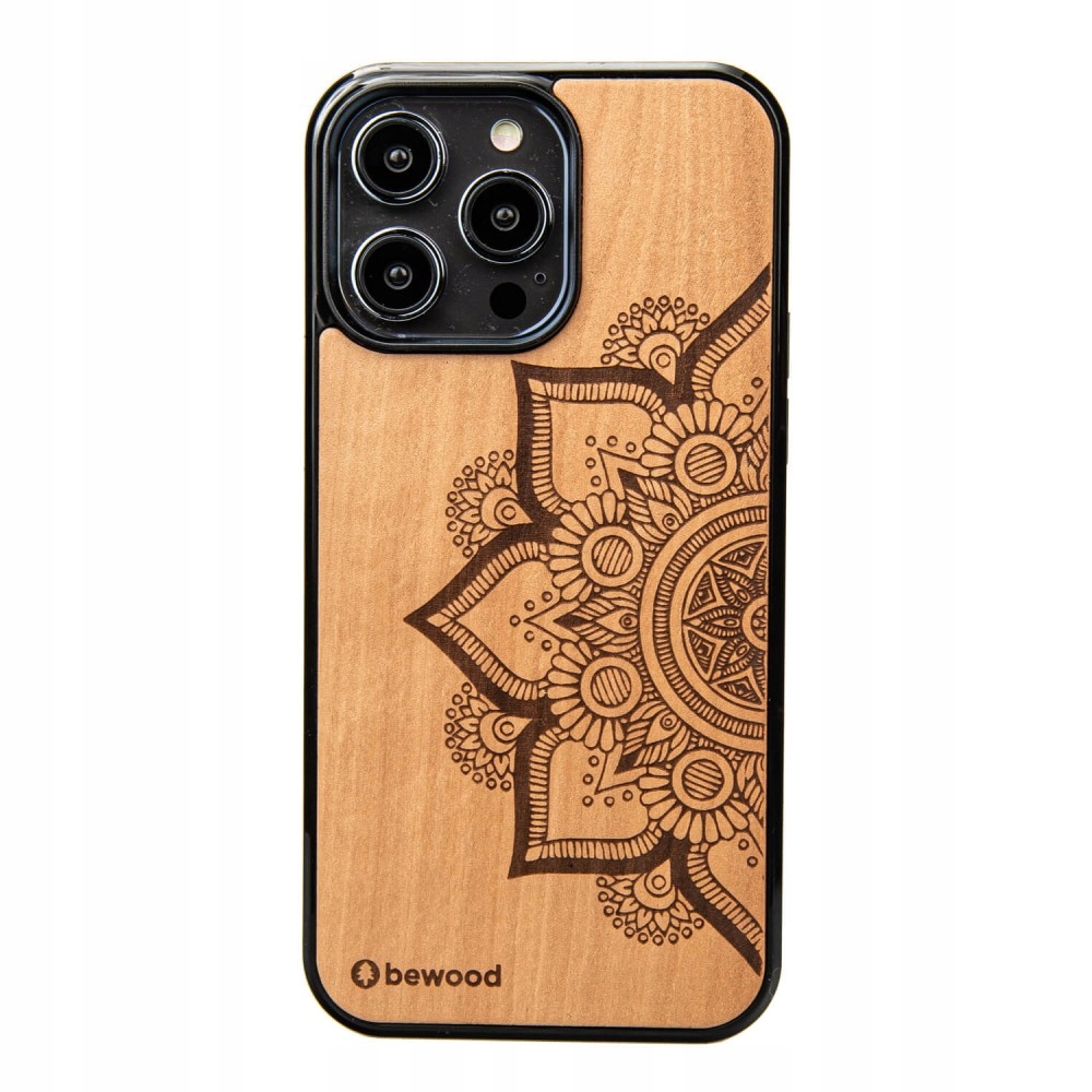 Dřevěné Pouzdro Bewood pro iPhone 15 Pro Max Mandala Jabloň
