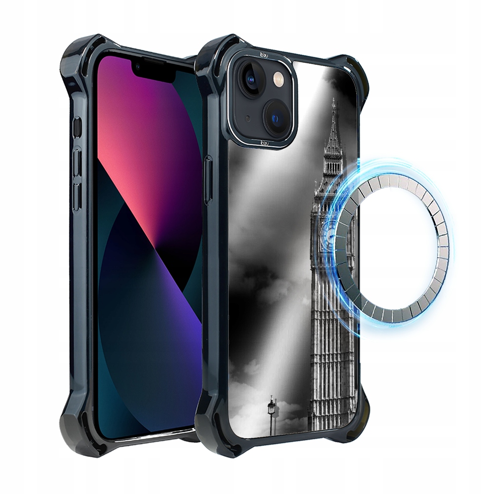 Pouzdro Ibizu DropGuard Ultra iPhone 13 s MagSafe, Big Ben