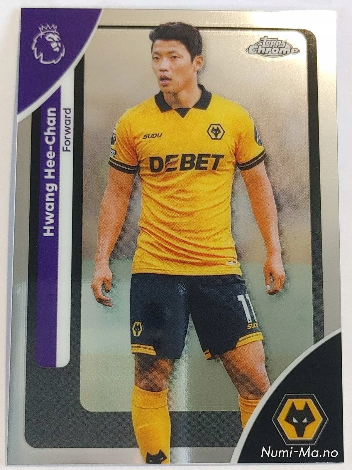 Topps Chrome Premier League 2026 196 Wolverhampton Hee-chan 2943