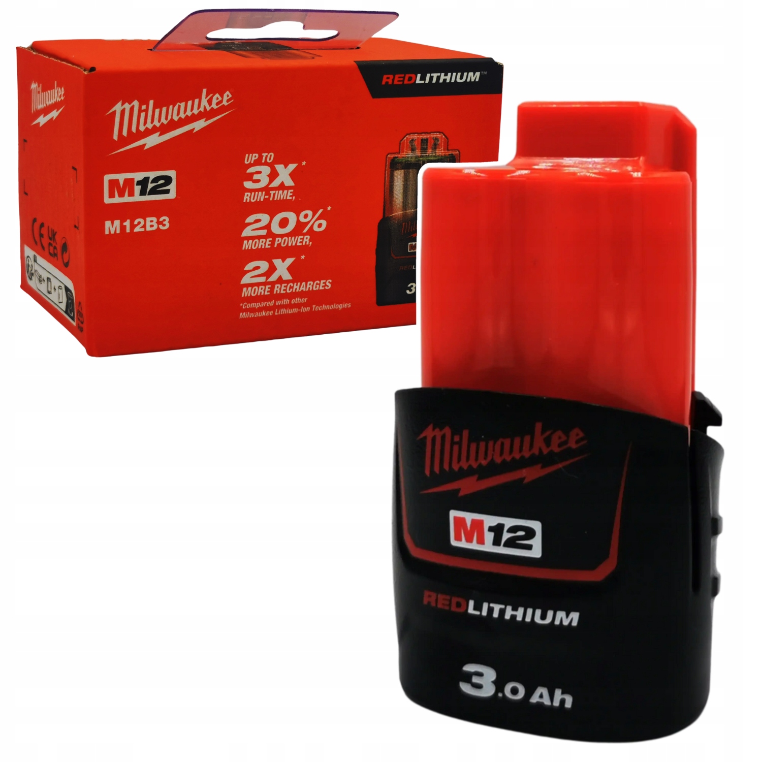 Bateria milwaukee m12 b3 3.0ah Milwaukee m12 akumulator 3ah 4932451388