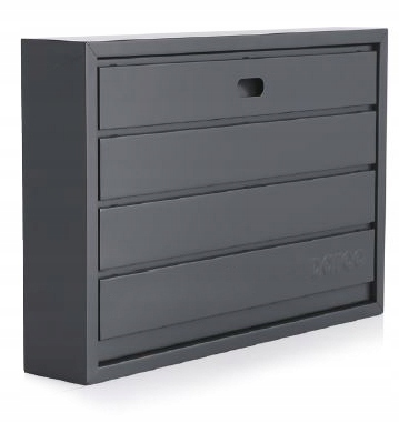 Poštovní schránka levá/pravá Grafitová obdélníková