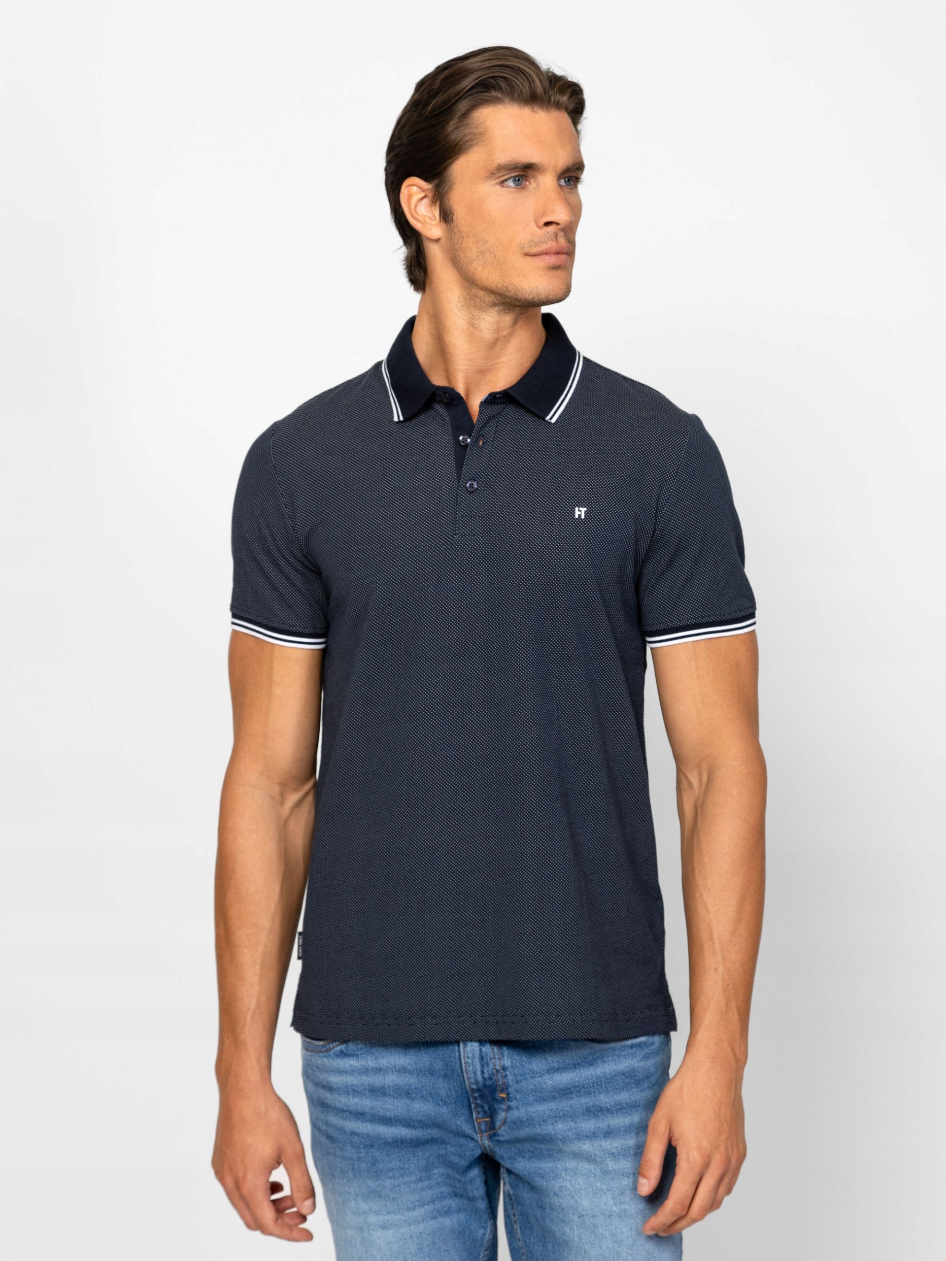 Heavy Tools Pánské Tričko Polokošile Polovka Dampier Navy Tmavě Modrá M