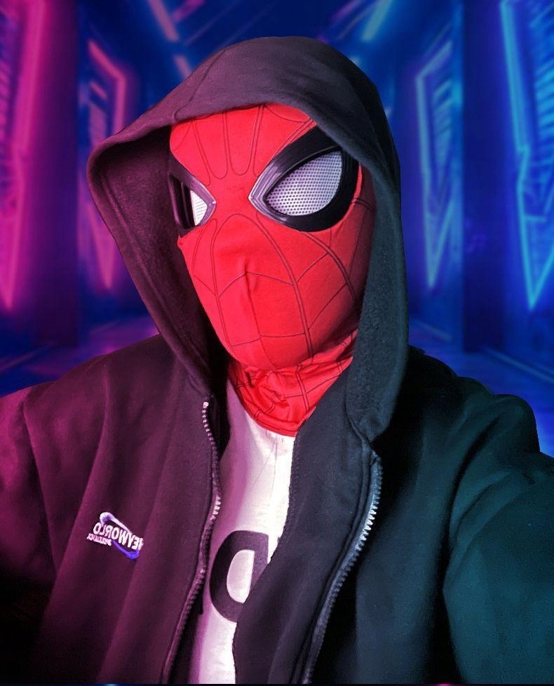 SPIDERMAN MASKA OCZY SĄ RUCHOME SUPER HERO MASKA COSPLAY DZIECI/DOROSŁYCH Marka bez marki