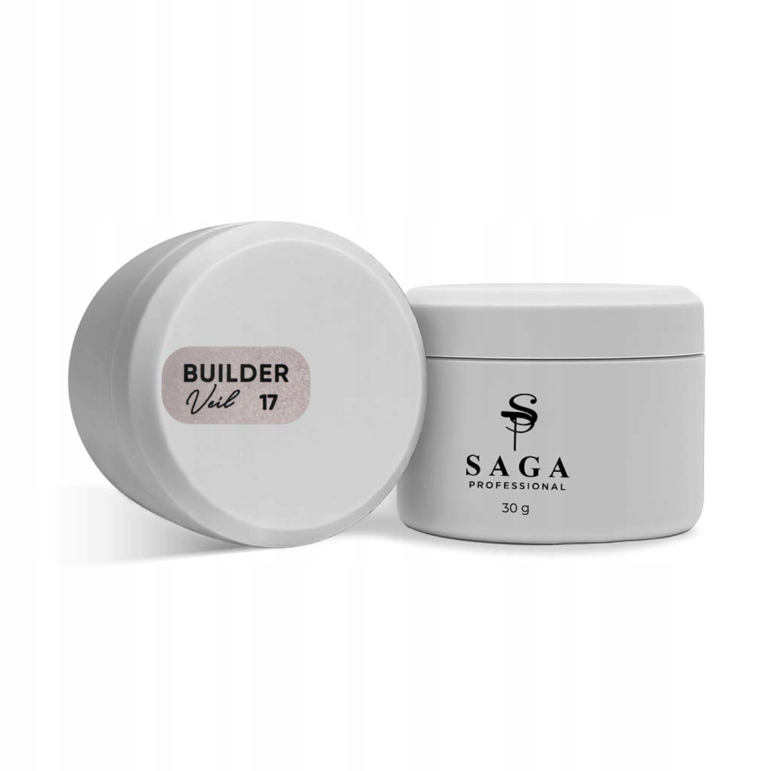 Professional Builder Gel Veil 17, żel budujący z połyskiem