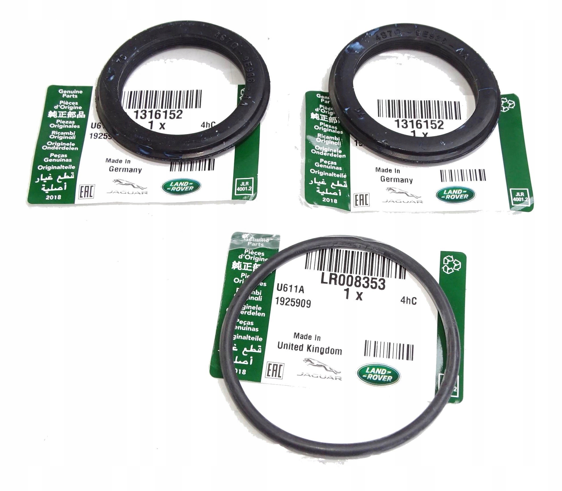 Oring uszczelki przepustnicy LAND ROVER 3.0 diesel