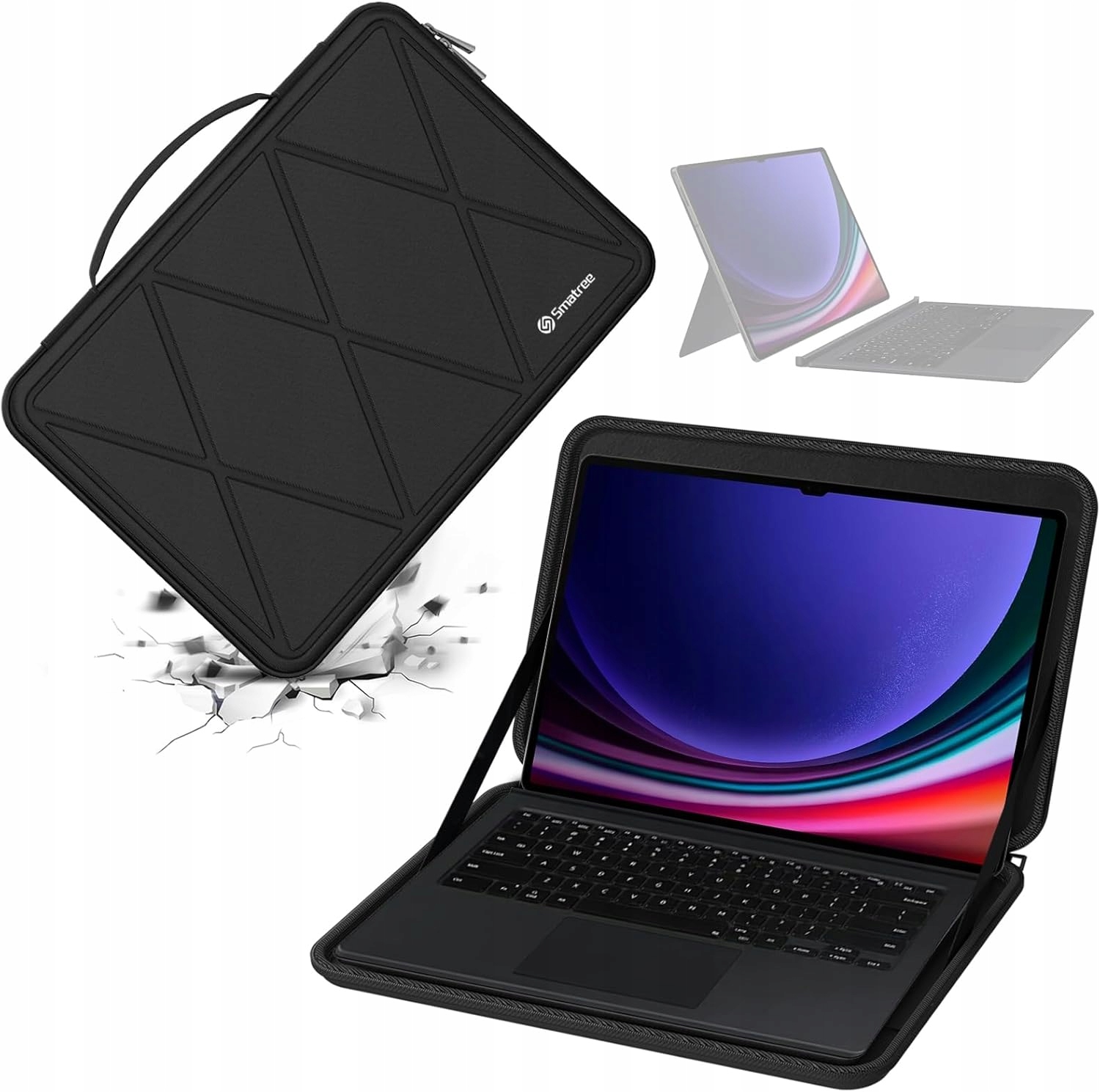 Smatree X8041– Twarde Etui Ochronne do Samsung Galaxy Tab S9 Ultra/M35// Z1
