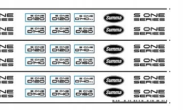 Summa S One D120 OPOS / ploter + podstawa z koszem Model Summa S One D120