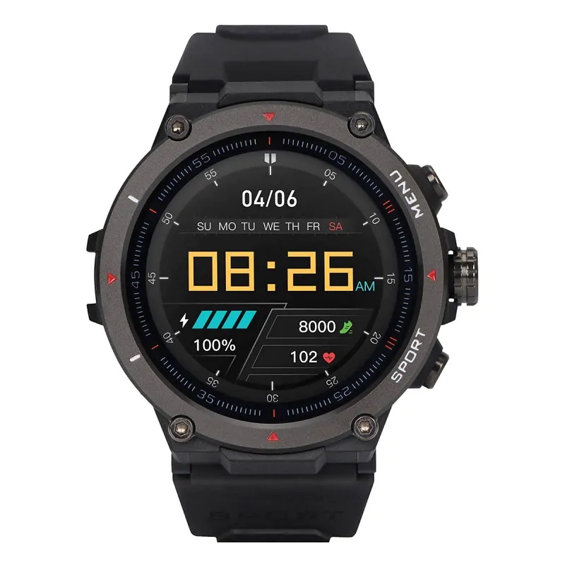 SMARTWATCH GARETT GRS PRO CZARNY Materiał paska inny