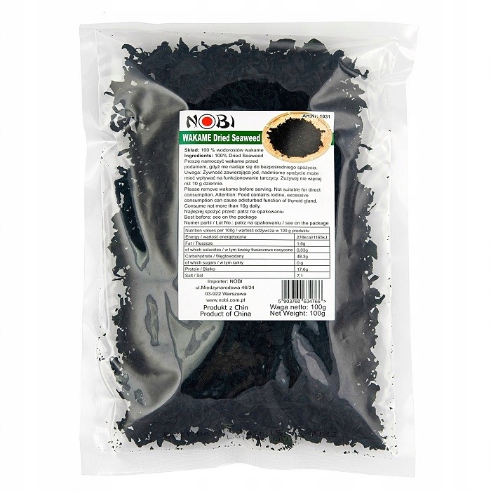 Morské riasy Wakame Sušené riasy ASIA KITCHEN 100g