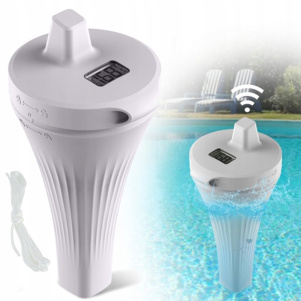 Bazénový teploměr – Bezdrátový, plovoucí snímač teploty