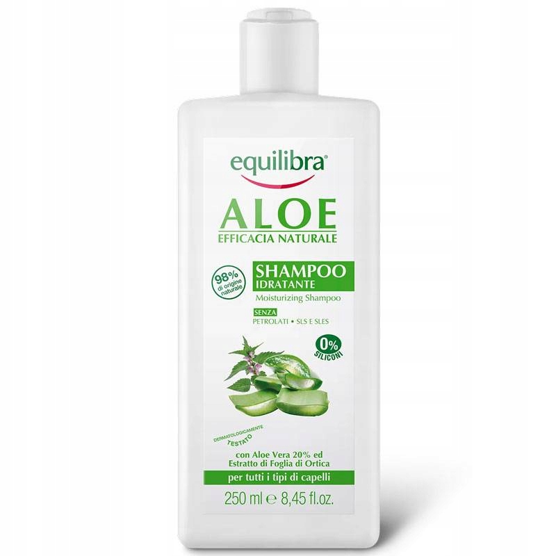 

Nawilżający szampon aloesowy 250 ml Equilibra