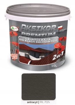 Aksikor Premium Antracyt 7024 Farba Na Dach 10L