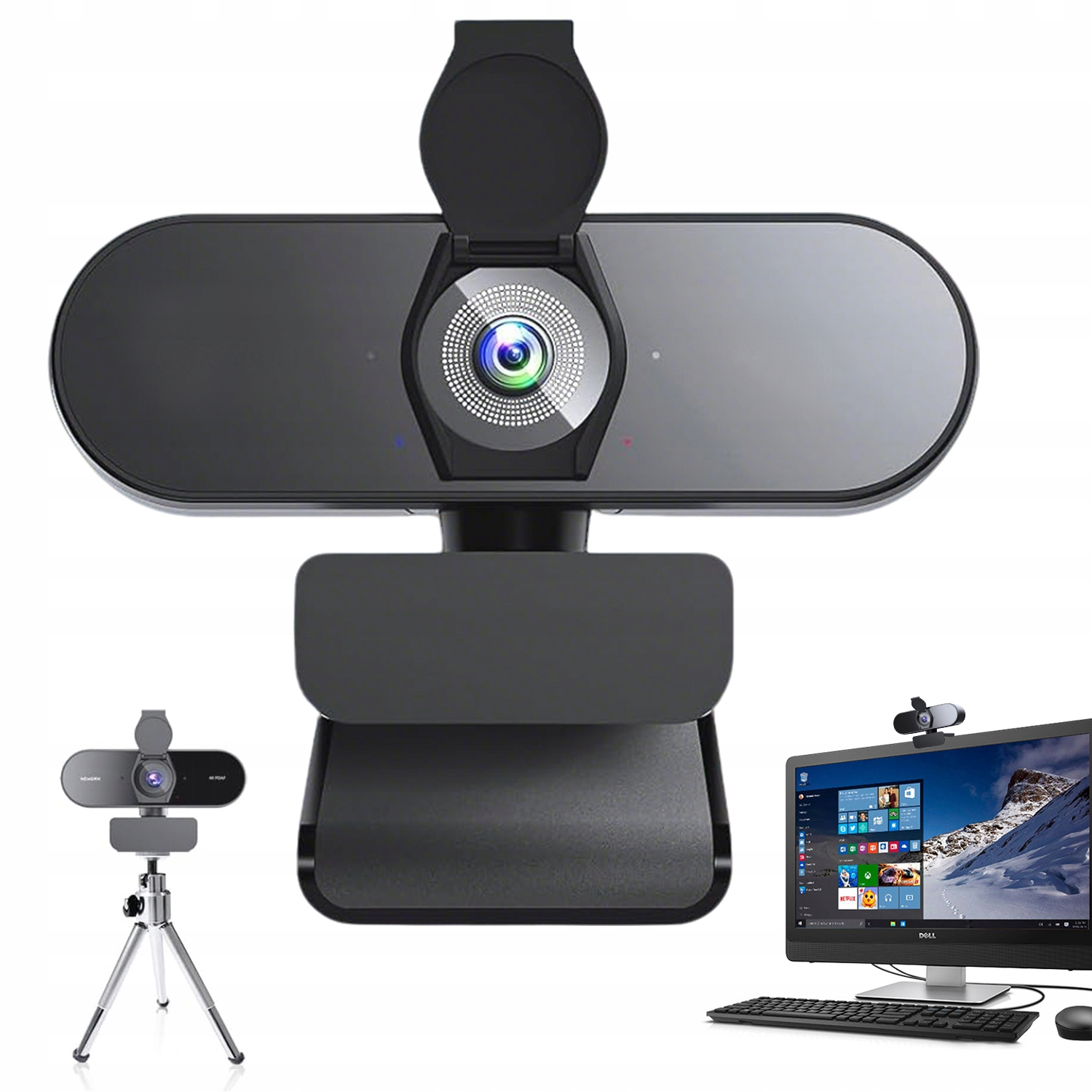 Webová Kamera Pro Počítač 4K S Širokým Úhlem Záběru 79 S Mikrofonem