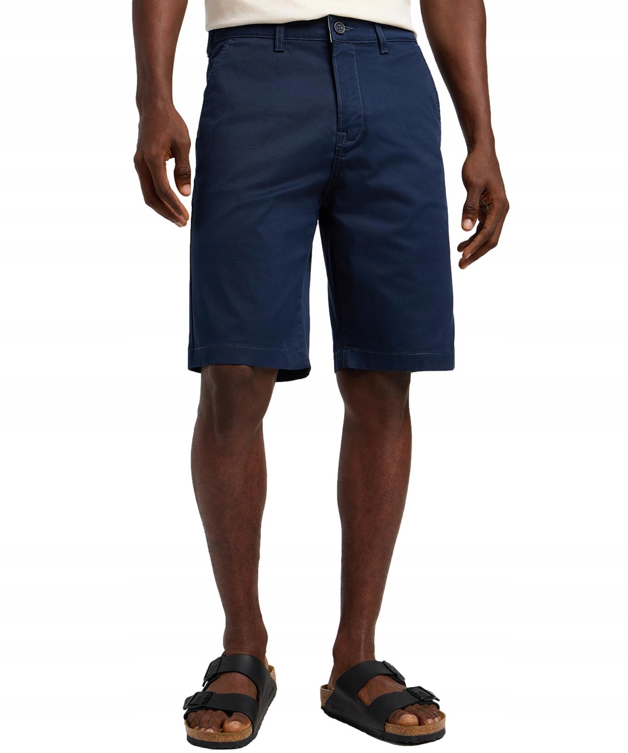 Šortky Lee Regular Chino Short 112332254 L70TTY64 Deep Navy W 32